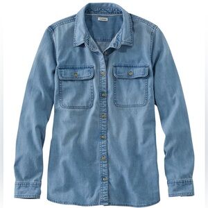 Women’s L.L. Bean Heritage Washed Denim Shirt